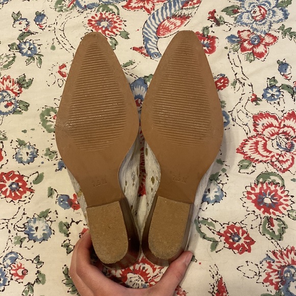 EUC size 7.5 calf hair mules from Coconuts by Matisse - Picture 5 of 6